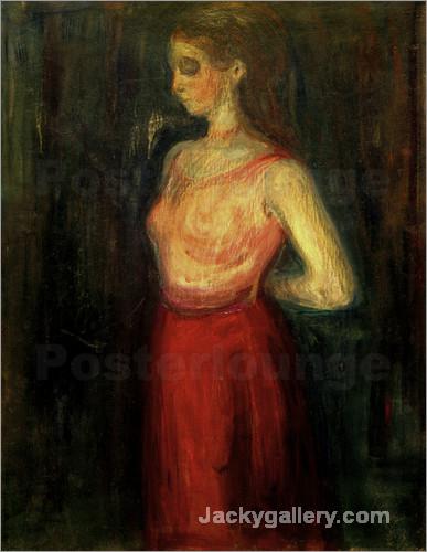 Model Study by Edvard Munch paintings reproduction
